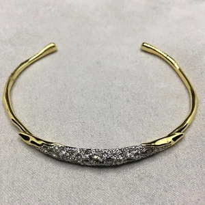 Brazalete fino de cristal Alexis Bittar Solanales tono dorado - Imagen 1 de 4