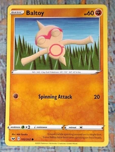 BALTOY 102/202 Common Swords & Shields 2020 Basic Pokémon - Picture 1 of 4
