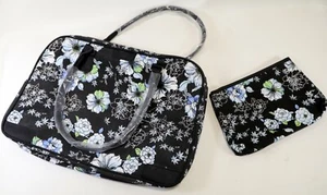 Borsa tote multiuso utility leggera shopping viaggio con borsa trucco abbinata - Foto 1 di 4