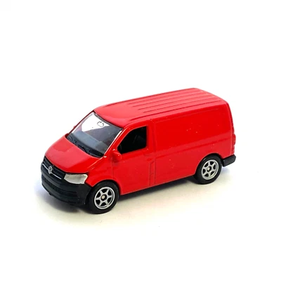 Volkswagen Transporter T6 Van Red Welly 1:60 1:64 Series 52373 3" inch Toy Car - Image 1 of 4