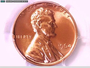 1964 P Lincoln Memorial Cent PCGS PR 69 RD 80505775 Video - Bild 1 von 3