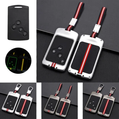Zinc Alloy Silicone Car Key Fob Case Cover For Renault Megane Clio Duster Twingo - Image 1 of 4