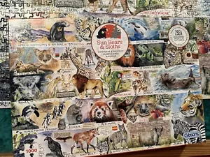 Gibson Sun Bears & Sloths 1000 Piece Jigsaw Val Goldfinch - Picture 1 of 2