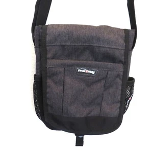 SWISSGEAR Black & Gray Crossbody Travel Bag With Adjustable Strap Unisex - Picture 1 of 7