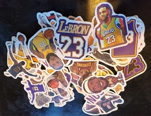 Labron James Stickers Lot Of 50 Different King James LA Lakers NBA Free Shipping - Picture 1 of 1