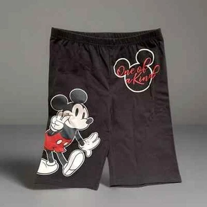 NEU Disney Mickey Mouse "Unikat" Damen Fahrrad Stretch Shorts schwarz Größe XS - Bild 1 von 9