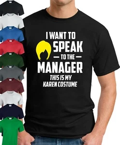 CAMISETA QUIERO HABLAR CON EL MANAGER > Karen Meme Divertida Novedad Broma Regalo Geek - Imagen 1 de 22