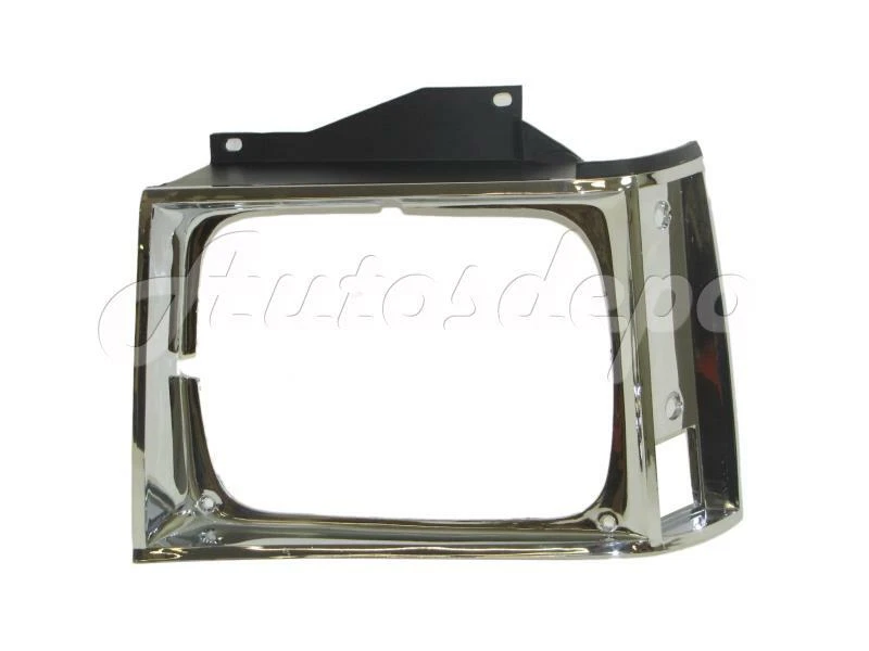 Moldura de porta de farol cromada/preta Lh para GMC SONOMA / CHEVY S10 PICKUP 1982-1990 - Imagem 1 de 1