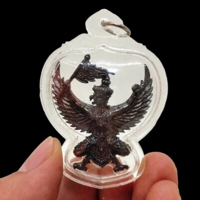 Garuda Colgante Impermeable LP Wara Talismán Buda Tailandés Amuleto Foto 1 de 2