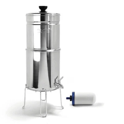 Traveler+ Stainless-Steel Gravity Filter System, 2.25-Gallon Water Capacity, Cou - Image 1 of 4