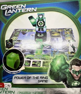 GREEN LANTERN SUPERHELD POWER OF THE RING BRETTSPIEL. BATTERIEN MÜSSEN MÖGLICHERWEISE ERSETZT WERDEN - Bild 1 von 5