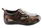Mens Homyped Smithy Leather Supportive Extra Extra Wide Sandals - Modeshoesau