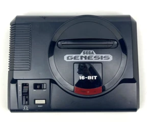 Sistema de consola Sega Genesis 16 bits negro modelo 1601 consola SOLO - Imagen 1 de 9
