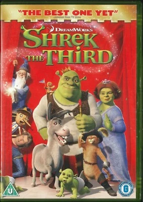 Shrek the Third (2007) DVD, Mike Myers, Cameron Diaz, Eddie Murphy [Region 2] - Image 1 of 2