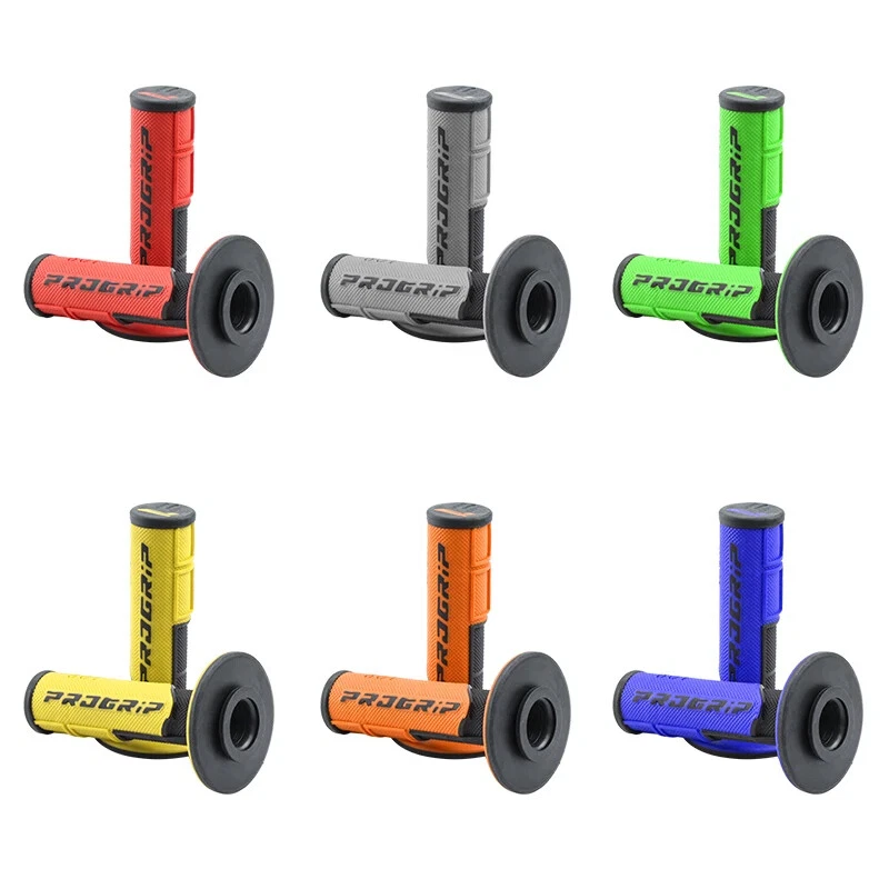 Progrip 801 MX Grips Motocross Grip Dirt Bike Half Waffle 6 Colours Available - Image 1 of 4