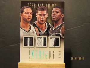 2012-13 Panini Intrigue Terrific Trios Camisetas Prime #11 López/Williams/Johnson - Imagen 1 de 1