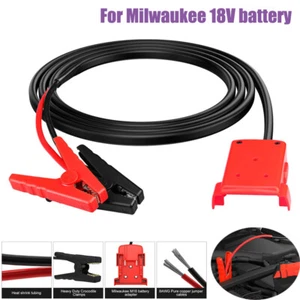 1.8m/5.9ft For Milwaukee M18 Jumper Starter Jump Kit 8AWG Cable Power Tool Line - Picture 1 of 12
