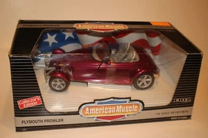 ERTL AMERICAN MUSCLE PLYMOUTH PROWLER, CANDY MAGENTA, 1:18 SCALE, NIB - Picture 1 of 7