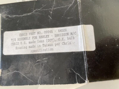 Blinker vorn Chris Products no. 0004A für Harley Davidson - NEU - Bild 1 von 4