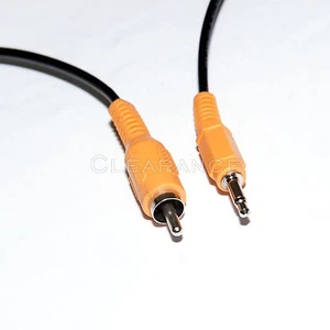 6ft 3.5mm Mini AV to RCA Male Adapter Audio Video Camcorder Cable - Picture 1 of 2