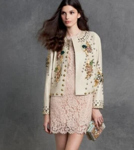 £1500 DOLCE & GABBANA Floral Lace Short Dress 40 IT / 10 UK - Picture 1 of 11