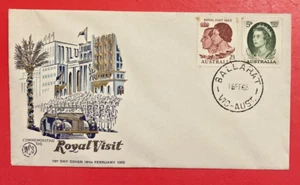 Australia 1963 Wesley, Royal Visit FDC - Imagen 1 de 2