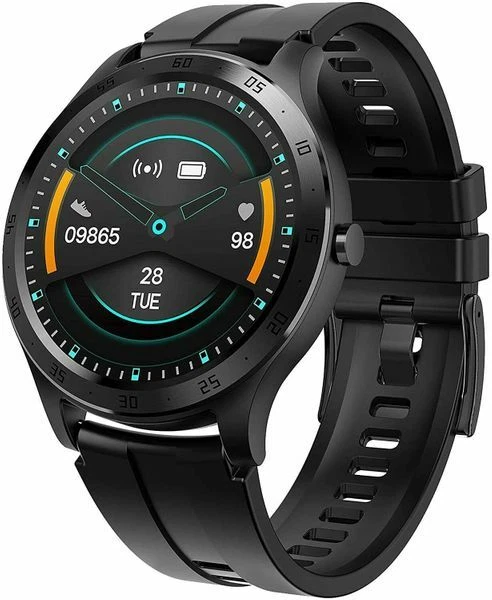 Fitnesstracker Xqisit Premium Active Watch Pro Smartwatch mit GPS schwarz - Bild 1 von 1