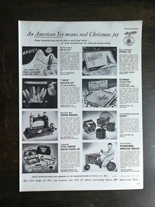 Vintage 1954 American's Toys Tri-cycle International Tractor 13 Page Original Ad - Picture 1 of 7