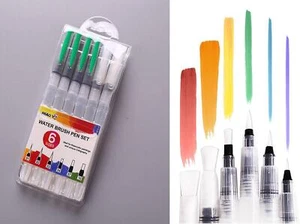 Wassertankpinsel6PCS Wasserpinsel Stifte Aquarellpinsel Nachfüllbarer Pinsel ... - Bild 1 von 7