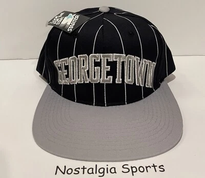 SOMBRERO A RAYAS STARTER GEORGETOWN HOYAS STARTER de colección años 90 nuevo con etiquetas nuevo stock antiguo Foto 1 de 4