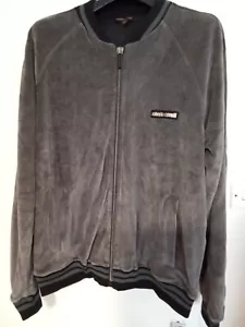 AUTHENTIC ROBERTO CAVALLI VELOUR STYLE JACKET XL 52 BNWOT - Picture 1 of 13