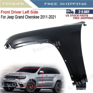 Fender For 2011-2022 Jeep Grand Cherokee Front Driver Side Primed Steel - Picture 1 of 12