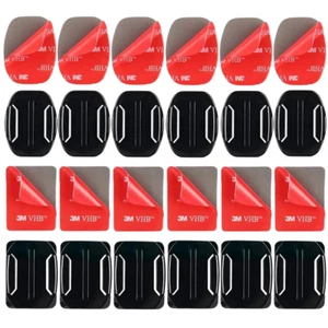 Adhesive Sticker Flat Curved Mount for GoPro Hero 11 10 9 8 Black 5 Xiaomi Yi 4K - Picture 1 of 5