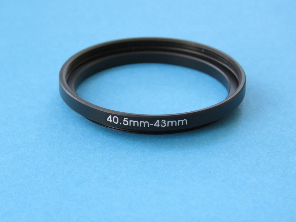 40.5mm to 43mm Step Up Step-Up Ring Camera Lens Filter Adapter Ring 40,5mm-43mm - Image 1 of 2