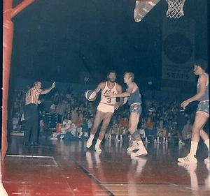 UTAH STARS AT NY NETS MANNY LEAKS 1971 MICHAEL GROSSBARDT ORIGINAL ABA NEGATIVE - Picture 1 of 1