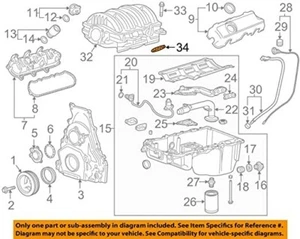 ACDELCO GM Intake Manifold Gasket Set 12626354 -SET OF 8- - Bild 1 von 3