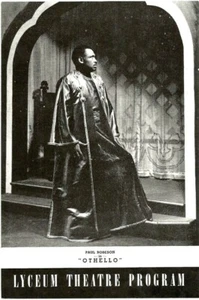 PAUL ROBESON OTHELLO MOOR VENICE 1944 LYCEUM THEATRE PROGRAM MPLS +STORY BOOKLET - Picture 1 of 7