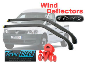 Wind deflectors for VW CADDY III / IV  2004 - 2020   2.pc  set   HEKO  31127