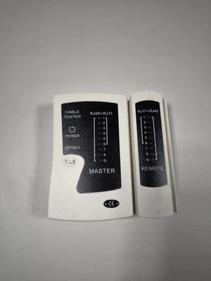 RJ45 RJ11 Kabel Tester - Ungeprüft, Spuren Der Verwendung, Nein Zubehör - Bild 1 von 4