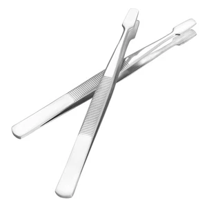 2 Stück Philatelie Stempel Pinzette Silber für empfindliche Objektbehandlung - Bild 1 von 10