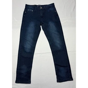 Phat Farm Youth Boys Dark Wash Stretch Skinny Fit Blue Jeans - Size 10 (25x23.5) - Picture 1 of 8
