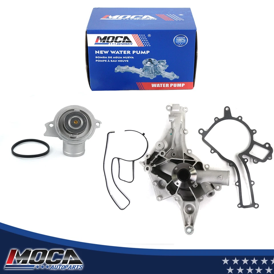 Water Pump & Thermostat for Chrysler Crossfire Mercedes-Benz CLK E430 ML S500 - Image 1 of 4