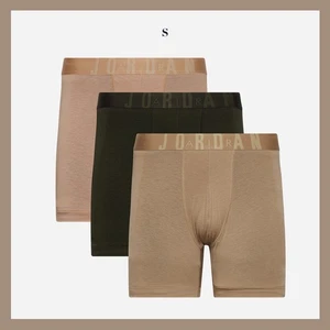 Neu mit Etikett - Jordan Flight Modal 3er Pack Herren Boxershorts, braun hellbraun Größe Small - $ 50 - Bild 1 von 6
