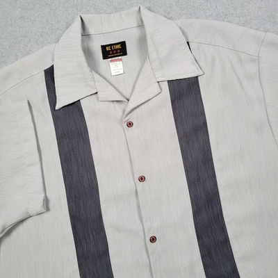 Vintage BC Ethic Shirt Men Large 90s Made in USA Bowling Rockabilly Wise Guy - Image 1 of 4