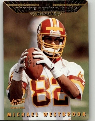 1995 Action Packed Rookies & Stars Michael Westbrook Rookie #103 RC Redskins - Image 1 of 2