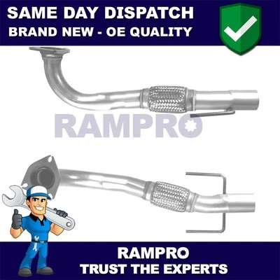 Tubo de escape Rampro centro dianteiro Euro 4 compatível com Saab 9-3 2002-2015 2.0 32016351 - Imagem 1 de 4