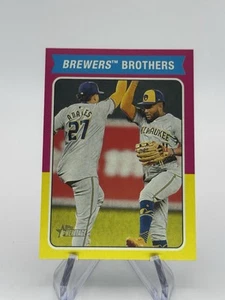 Topps Heritage 2024 - Brewers Brothers Willy Adames Jackson Chourio #CC-8 - Imagen 1 de 2