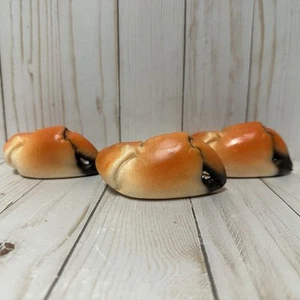 Realistische gefälschte Lebensmittel Stein Krabben Kralle 3er Set Display Requisite Restaurant 3,5 Zoll - Bild 1 von 6