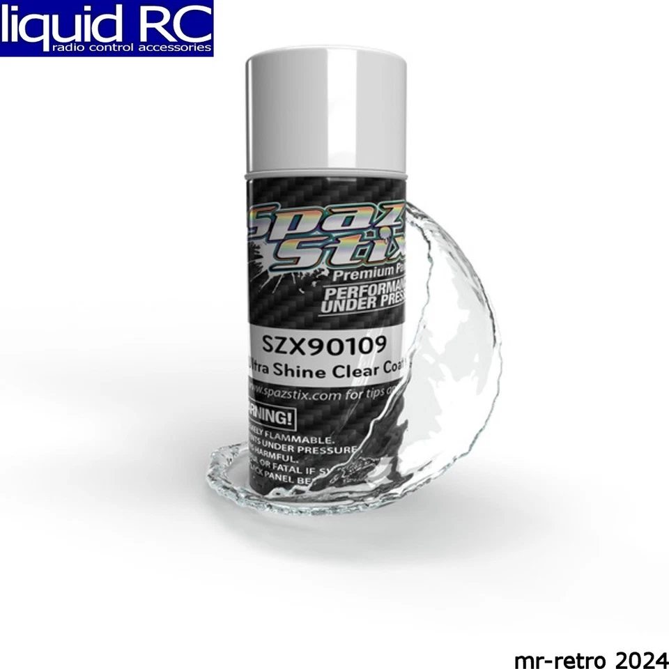 Spaz Stix 90109 Ultra Shine Clear Coat 3.5oz Aerosol Can - Image 1 of 1