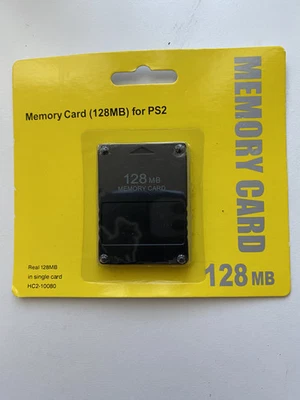 NEW Playstation 2 Memory Card PS2 128MB New Pack for Sony Game Console System - Image 1 of 2